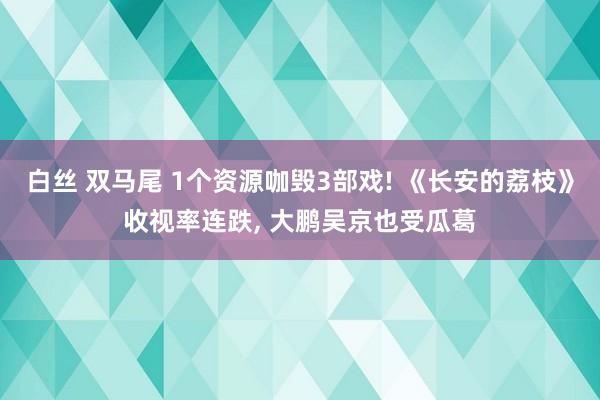 白丝 双马尾 1个资源咖毁3部戏! 《长安的荔枝》收视率连跌， 大鹏吴京也受瓜葛
